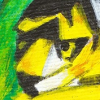 Der Tiger, 2019 (nach dem gleichnamigen Bild von Franz Marc, 1912) (mit kurzer Beschreibung)